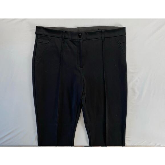 Chico's So Slimming Flex Waist Pinch Front Ponte Knit Pants. Black, 2.5R (14) - Picture 5 of 9